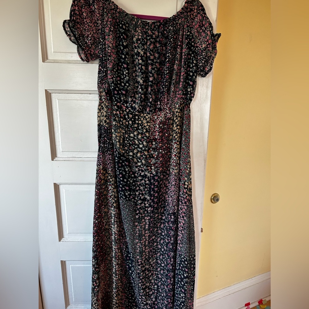 Lulu’s Floral Maxi Dress Size XL
